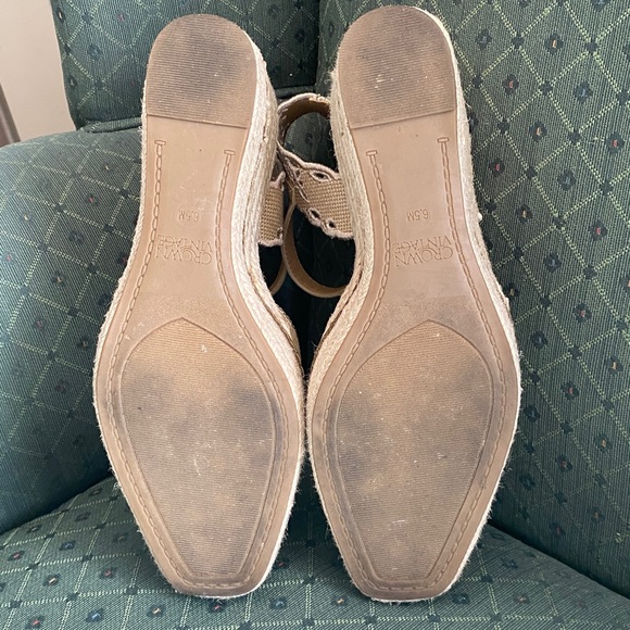 Crown Vintage Beige Narri Wedge Sandal Espadrille - Picture 14 of 16